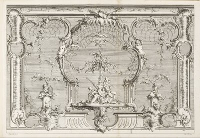 Design for a Screen by Johann Michael Hoppenhaupt